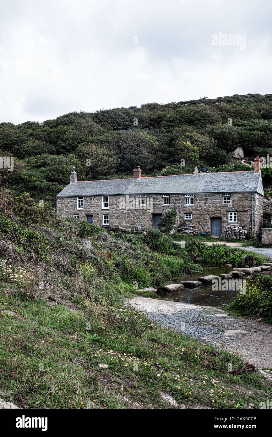 Poldark location Penberth,Cornwall, historique Cornwall, où Poldark BBC, série, avec Aidan Turner a été filmé,Penberth, ,lieu de tournage Banque D'Images