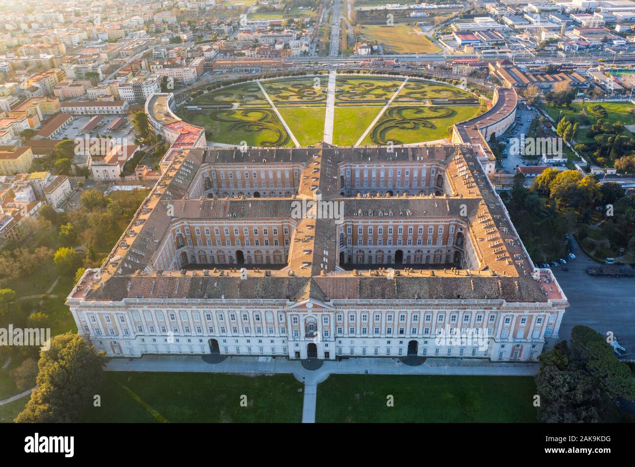 Palais Royal de Caserte, Reggia di Caserta, Caserta, Italie, Banque D'Images