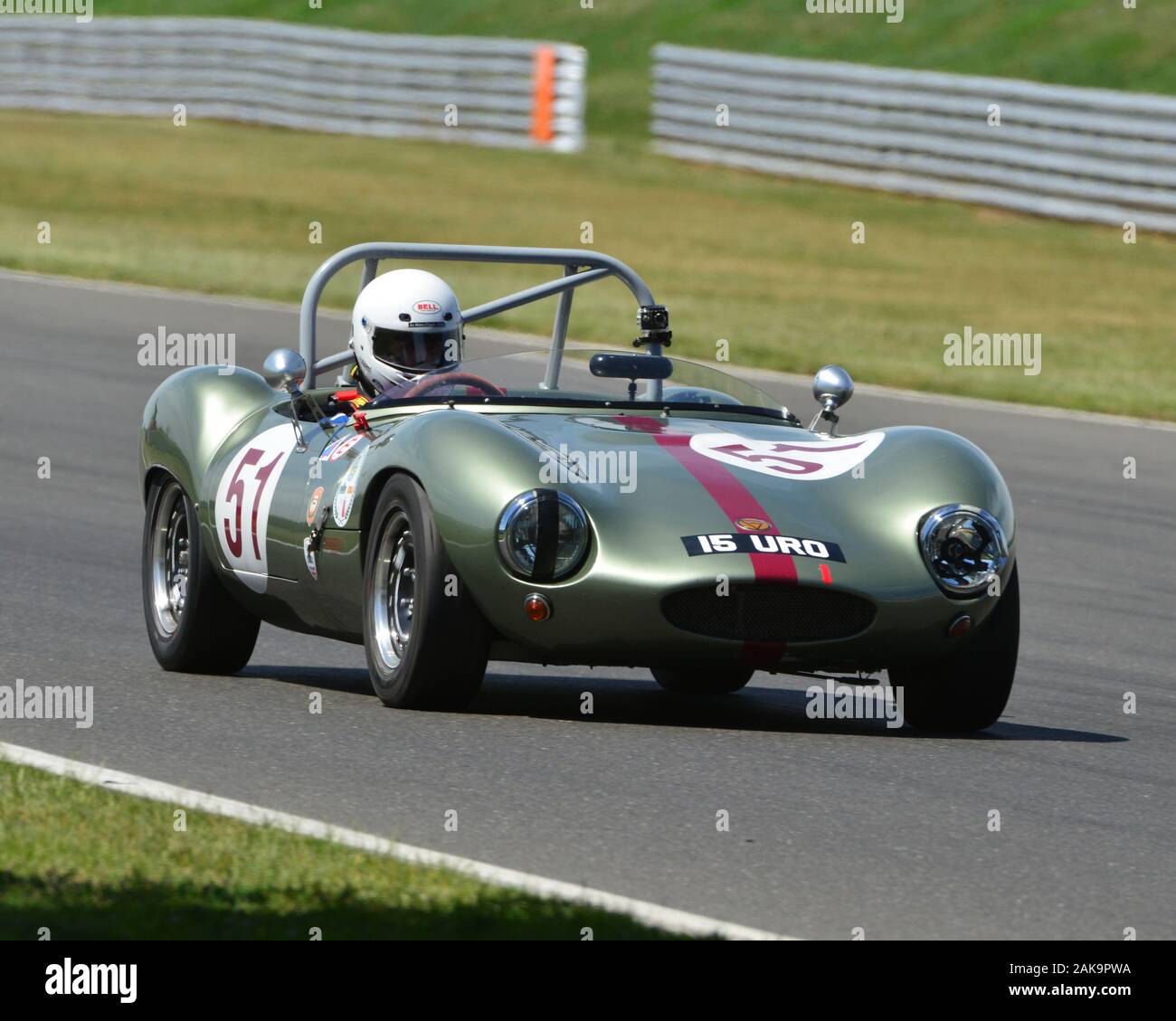 Shadi Eddin, Ginetta G4, 70's Road, route historique des Sports Sports Championnat, HSCC, Sports Car Club historique, Snetterton, juin 2019, CIRC Banque D'Images