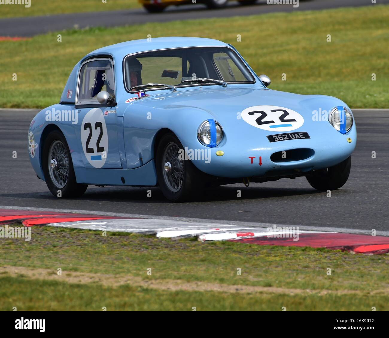 Tony Davis, Austin Healey Sprite, 70's Road, route historique des Sports Sports Championnat, HSCC, Sports Car Club historique, Snetterton, 2 juin Banque D'Images