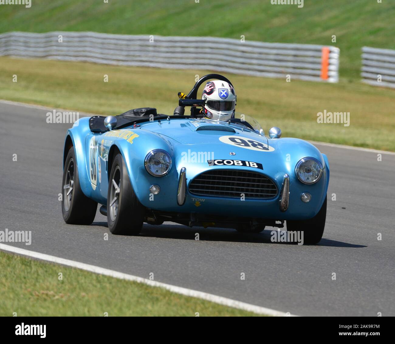 Kevin Kivlochan, AC Cobra, 70's Road, route historique des Sports Sports Championnat, HSCC, Sports Car Club historique, Snetterton, juin 2019, ic Banque D'Images