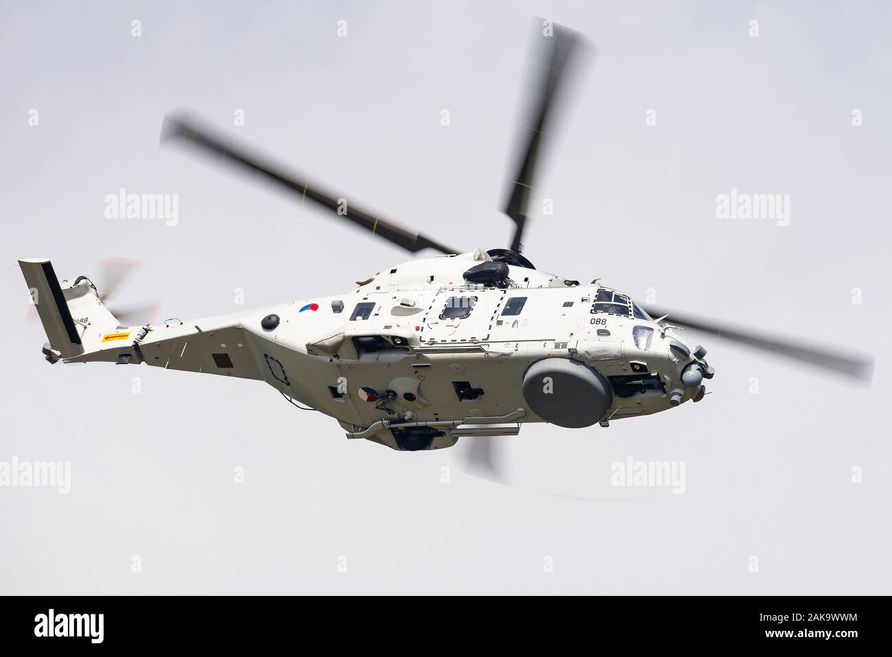 Un NH90 NFH d'hélicoptères de recherche et de sauvetage de la Royal Netherlands Air Force. Banque D'Images