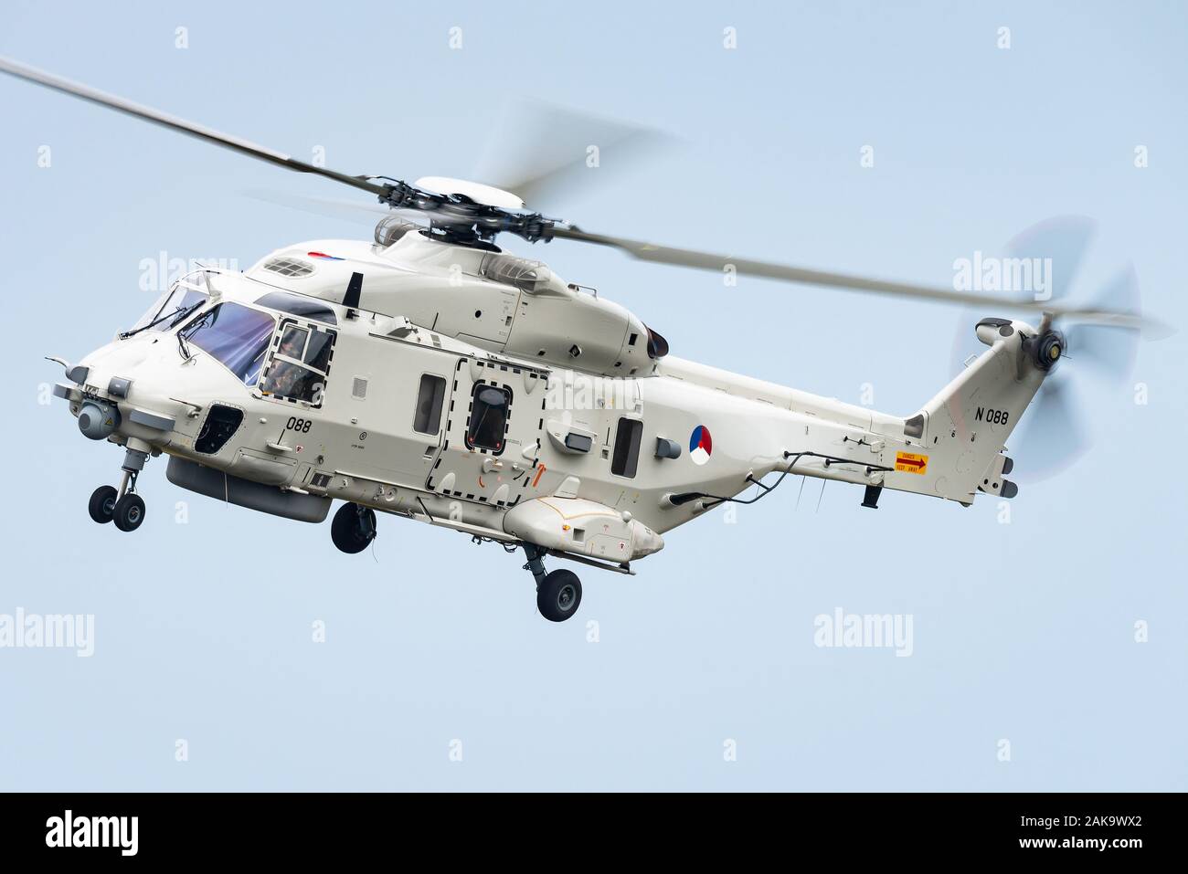 Un NH90 NFH d'hélicoptères de recherche et de sauvetage de la Royal Netherlands Air Force. Banque D'Images