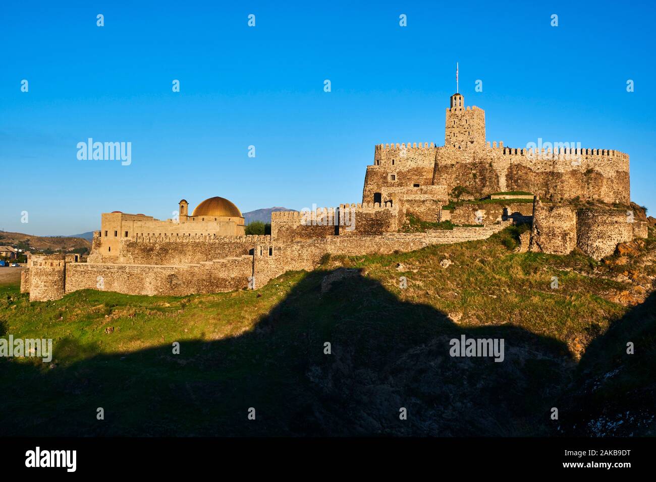 La Géorgie, Caucase, Samtskhé-Djavakhétie, Akhaltsikhe, Rabati château de 9e siècle Banque D'Images