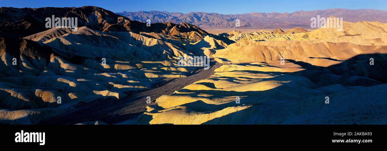Zabriskie Point, Death Valley National Park, California, USA Banque D'Images