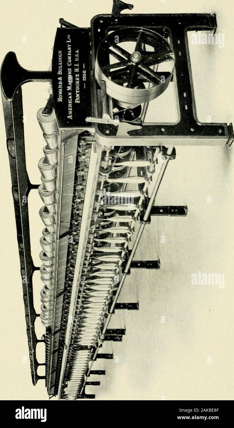 Catalogue illustré de machines coton construit par Howard & Bullough American Machine Company, Ltd., Pawtucket, R.I., Etats-unis : ouverture, la préparation, l'octroi d'un brevet, dessin, nomade, de filage, de retourner et de machines de bobinage : warpers et slashers : contenant également des espaces de plancher, vitesses, productions, prépare les diagrammes, tableaux et autres informations utiles . 059,52 11,90 14,28 18,71 22,45 84 14 3,7417 5,83 2,4152 9,66 12,08 35 14,49 85 14,17 18,82 3,7639 22,5836 62,4495 3,7859 9,80 12,25 14,70 14,33 18,93 22,72 376,17 12,42 14,90 87 9,93 2,4833 3,8079 14,50 19,04 22,85 386,33 10,07 12,58 15,10 2,5166 88 14. Banque D'Images