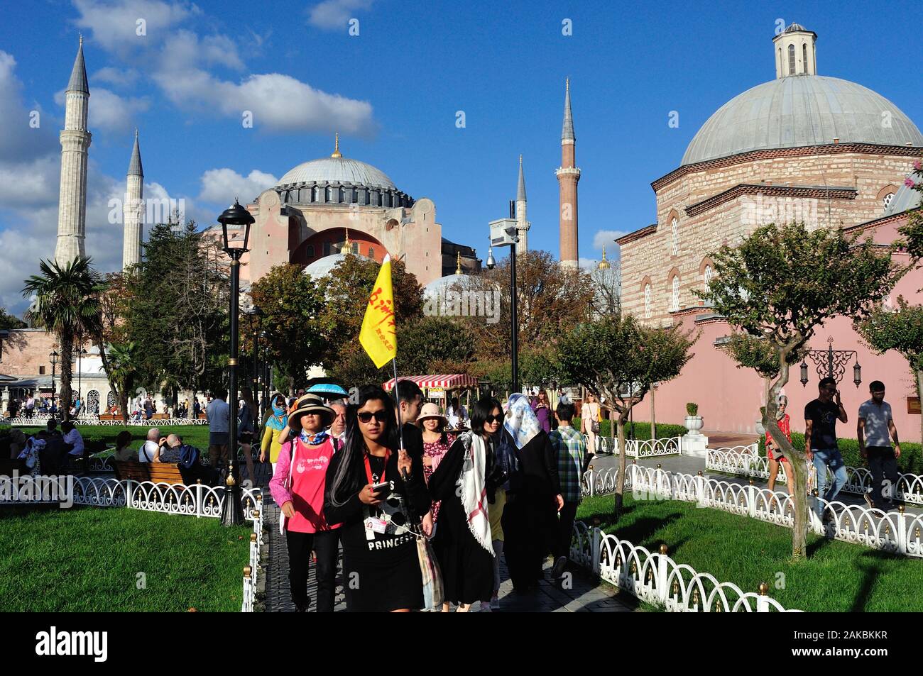 La mosquée Sainte-Sophie à Istanbul - Turquie - Détroit du Bosphore Banque D'Images