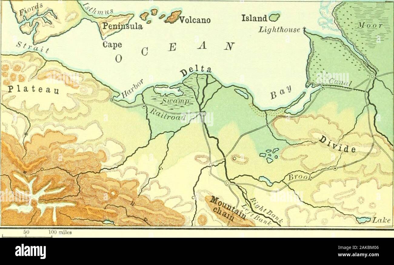 Un accueil géographie de la ville de New York . à partir de thewest il y ait un flux d'eau connue sous le nom de Kill van Kull^;il relie la région de New York Newark bay avec Imy. Ofwater les organes qui relient les deux plus grands plans d'eau sont appelés sons,des détroits, canaux, ou tue. Voir combien de ces que vous pouvez trouver.. Lake Chapter III Une carte physique ici est une autre carte. Montrez le nord, est, sud et ouest. Signaler la terre, l'océan. Pam votre doigt le long de la côte. Signaler les baies, les péninsules, les détroits, les îles, le capes, et l'isthme.dire ce que chacun est. Nom d'une baie, un détroit, une péninsule Banque D'Images