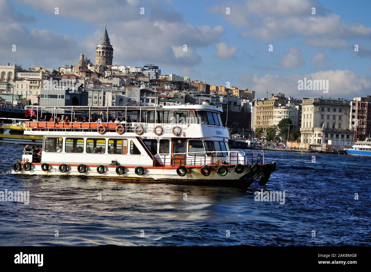 Port d'ISTANBUL - Détroit du Bosphore - TURQUIE Banque D'Images
