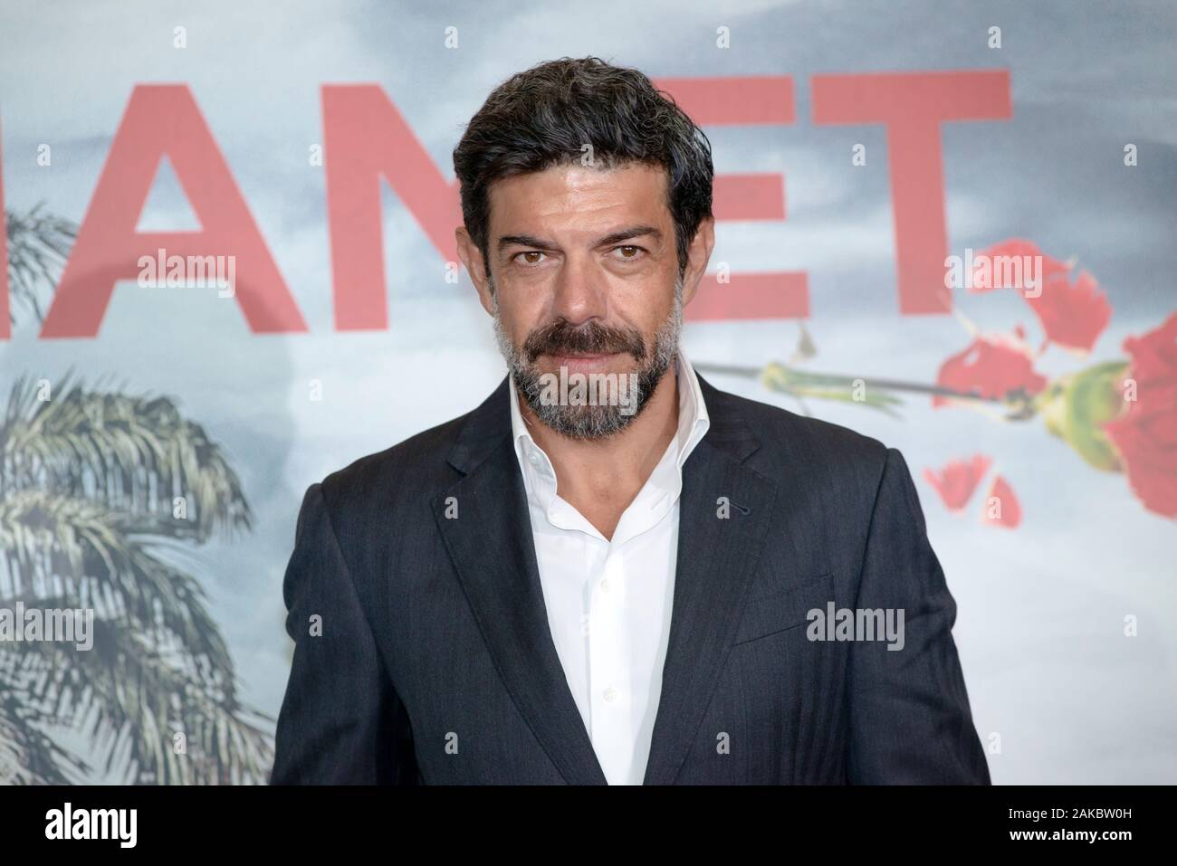 Pierfrancesco Favino participant à la photocall de Hammamet à Rome Banque D'Images