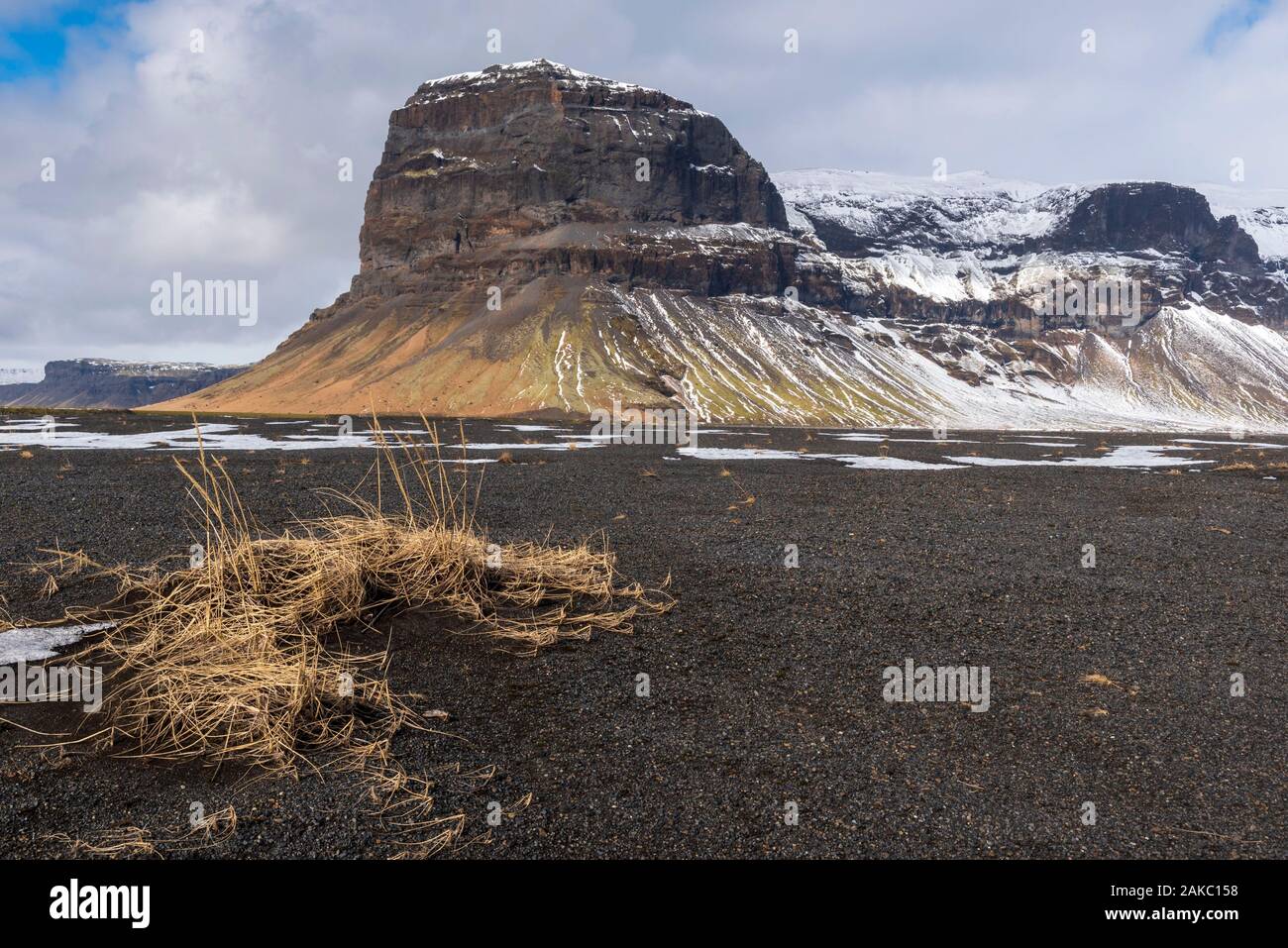 L'Islande, l'Austurland Lomagnupur, Montagnes Banque D'Images