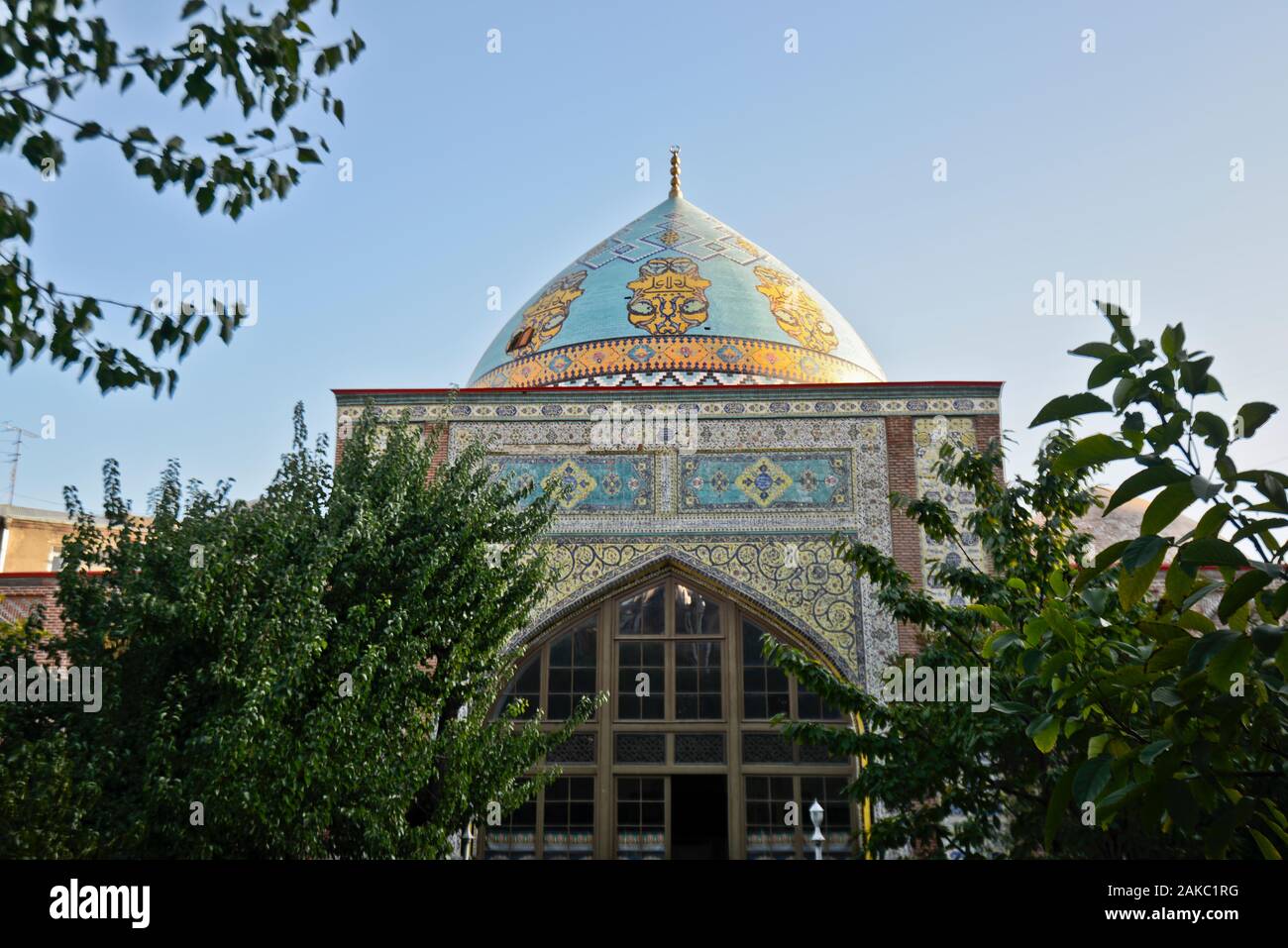 La Mosquée bleue d'Erevan, Dome. L'Arménie Banque D'Images