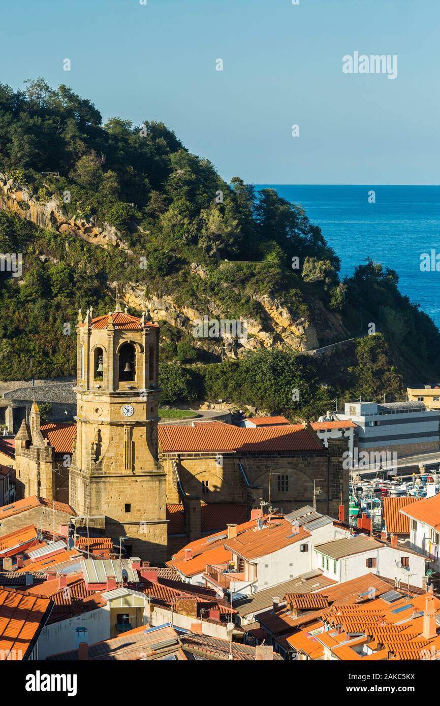 Espagne, Pays Basque, Guipuzcoa, Getaria Banque D'Images