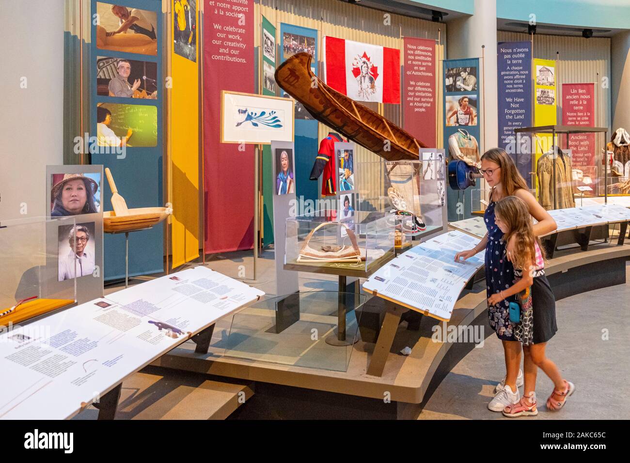 Le Canada, la province de Québec, région de l'Outaouais, Gatineau, le Musée canadien de l'histoire, anciennement Musée canadien des civilisations Banque D'Images