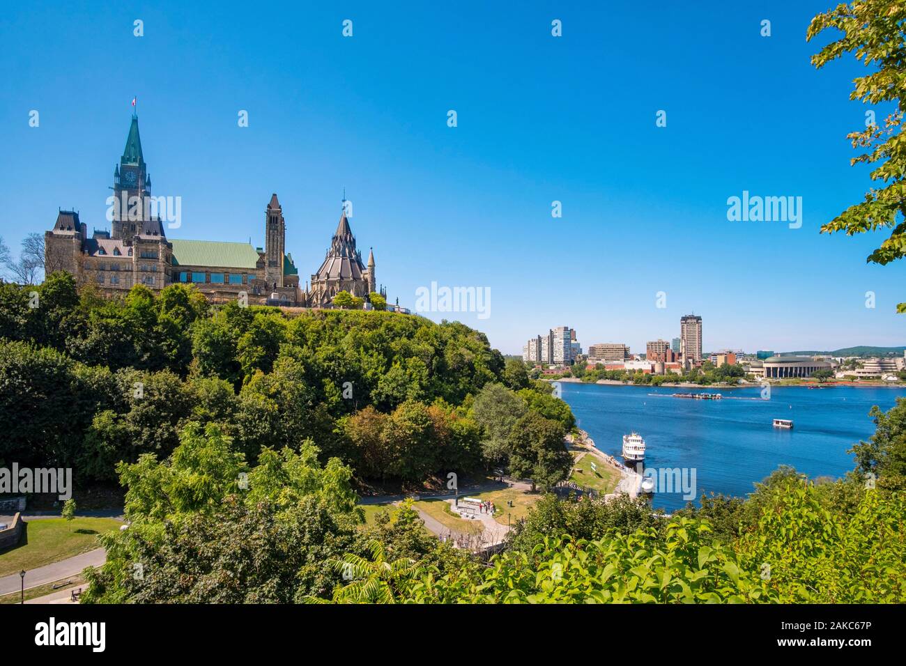 Le Canada, la province de l'Ontario Ottawa, Outaouais, la colline du Parlement Banque D'Images