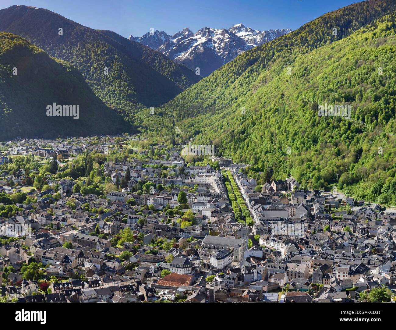 France, Haute Garonne, Bagneres de Luchon Banque D'Images