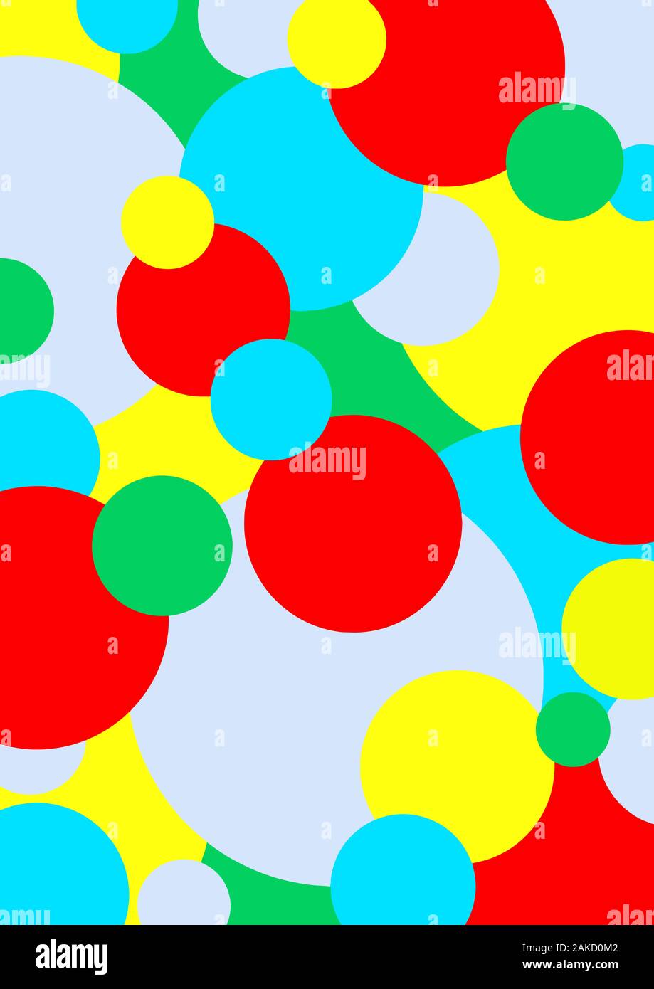 Motif Cercles Abstraits Géométriques Pour L'Arrière-Plan Banque D'Images