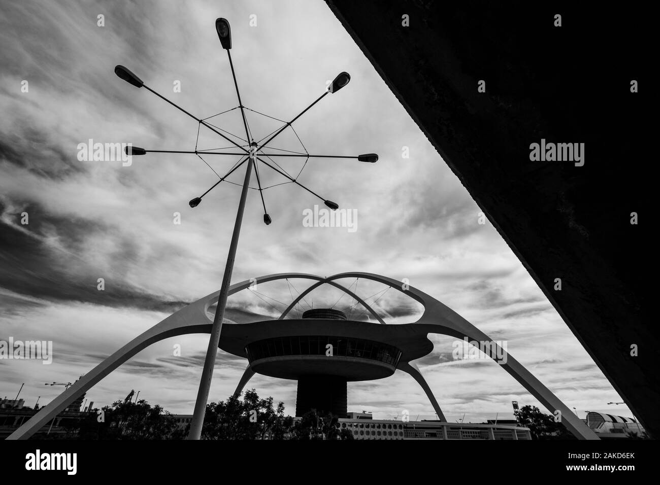 LAX Thème bâtir. L'Aéroport International de Los Angeles - LAX - Los Angeles, Californie, USA Banque D'Images