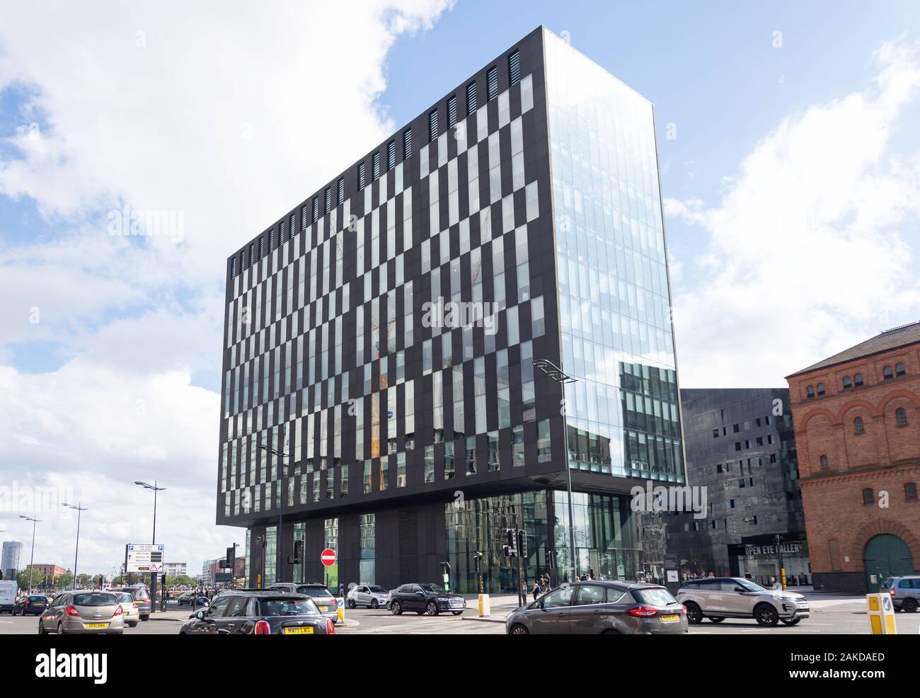 N°1 immeuble de bureaux de l'île de Mann, Canning Dock, Liverpool, Merseyside, England, United Kingdom Banque D'Images