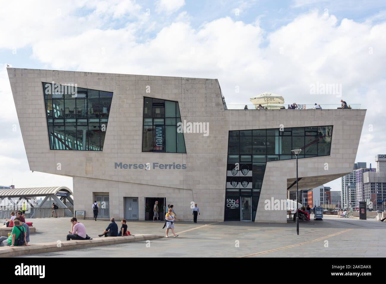 Mersey Ferries Terminal, Pier Head Liverpool, Liverpool, Merseyside, England, United Kingdom Banque D'Images