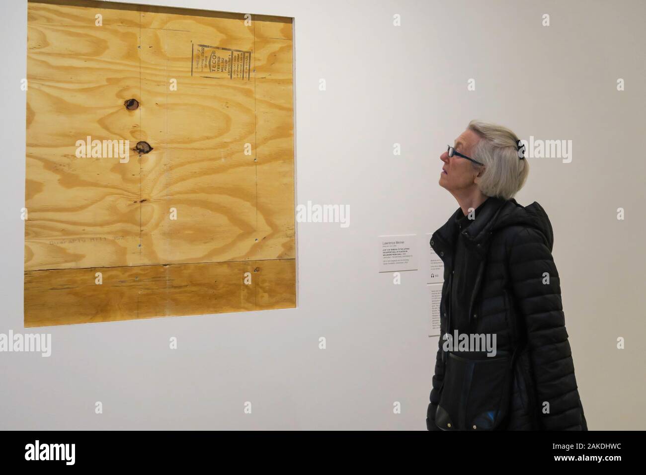 Le Musée d'Art Moderne est un grand succès pour les touristes dans le centre de Manhattan à New York, USA Banque D'Images