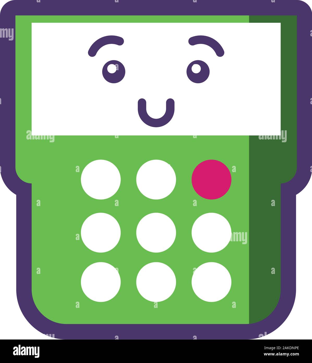 caricature-de-la-calculatrice-l-cole-de-design-kawaii-expression