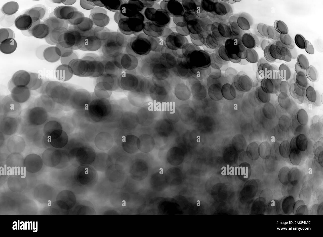 De nombreuses bactéries blured close up sous le microscope. Abstract Banque D'Images