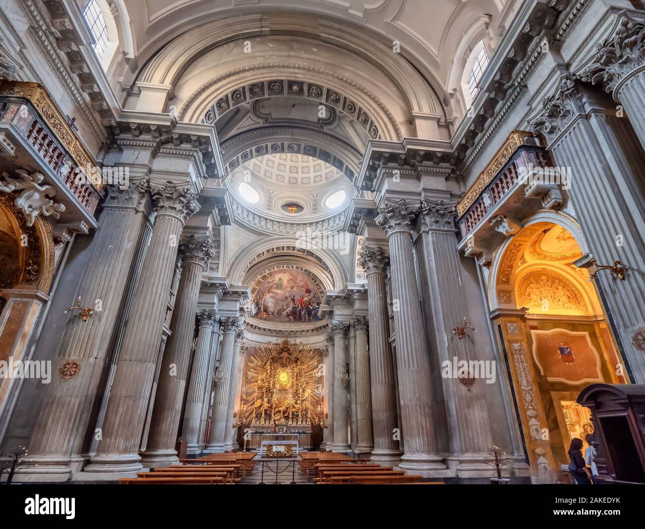 St Maria in Portico basilique Saint-Pierre de Rome Banque D'Images