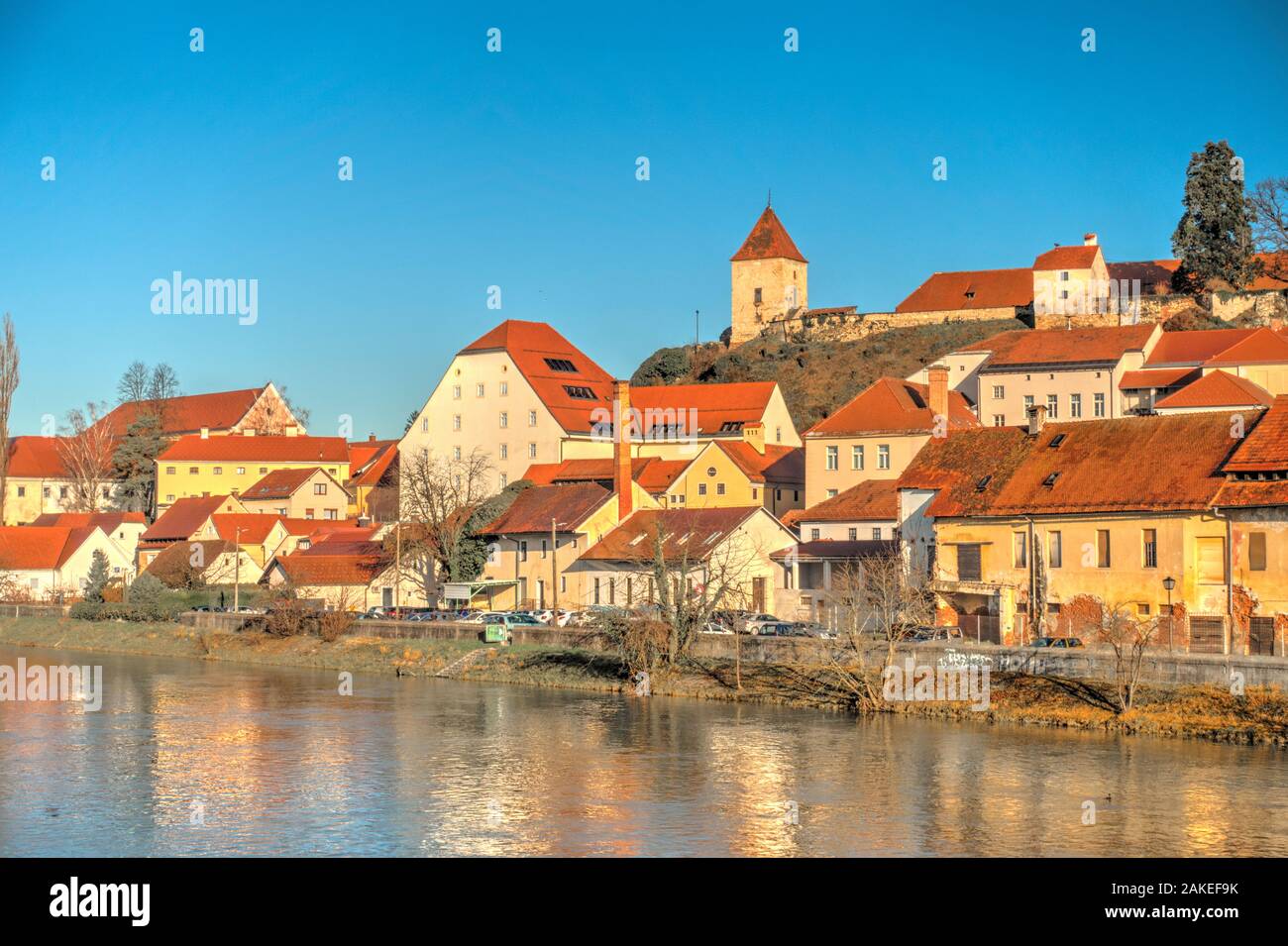 Ptuj, Slovénie, Image Hdr Banque D'Images