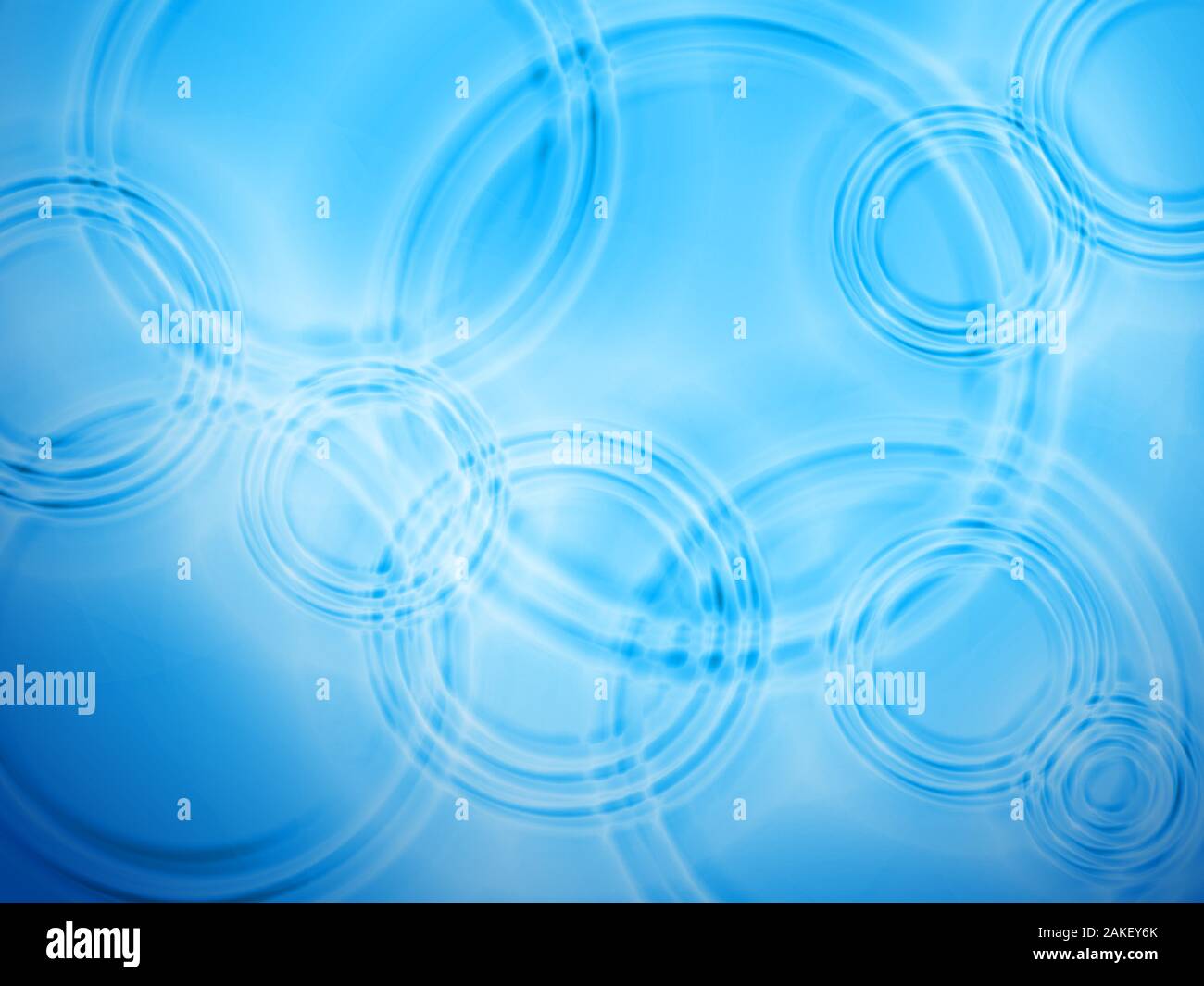 Arrière-plan réaliste d'ondes d'un radial sur l'eau de pluie ; spe10 Illustration de Vecteur