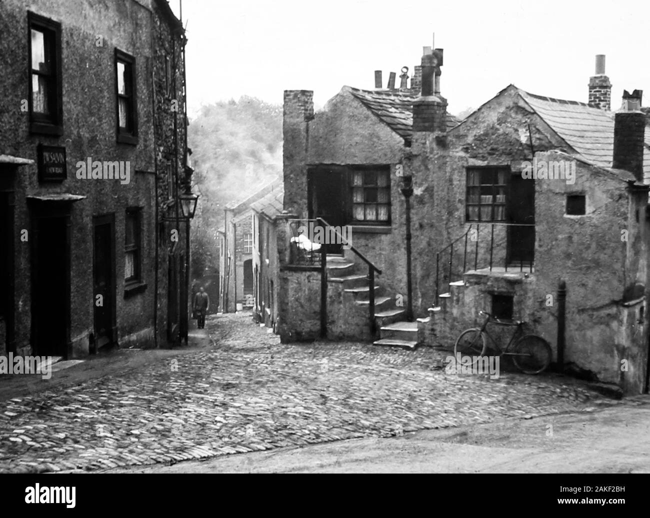 Richmond, Yorkshire au 1940/50s Banque D'Images