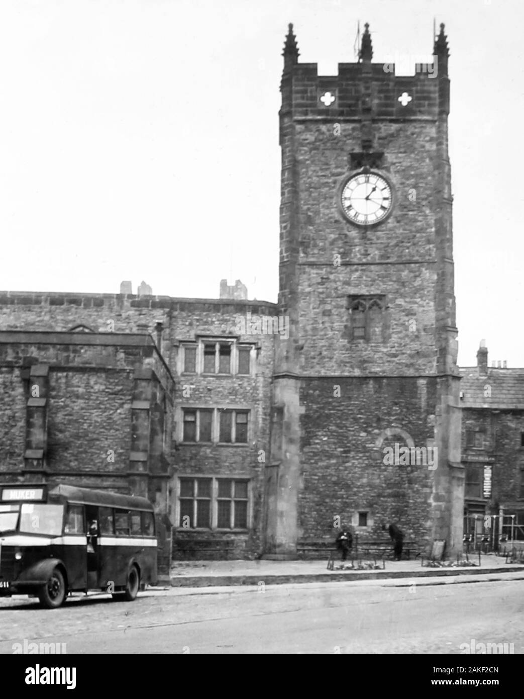 Richmond, Yorkshire au 1940/50s Banque D'Images