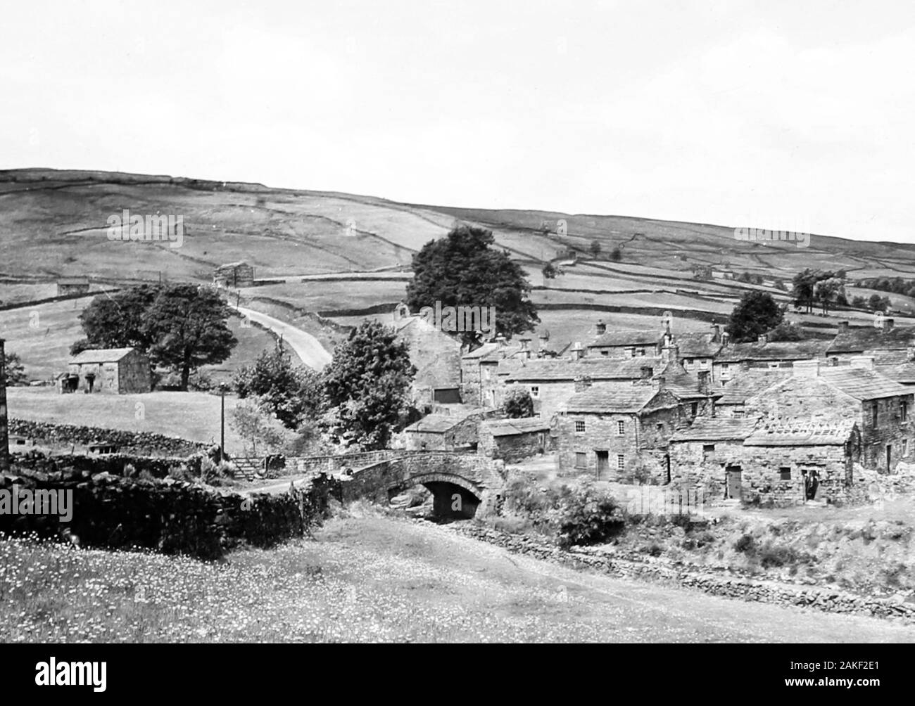 Thwaite, Swaledale, Yorkshire au 1940/50s Banque D'Images