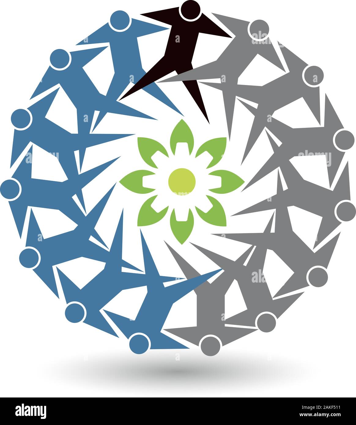 logo eco gear pour couple Banque D'Images