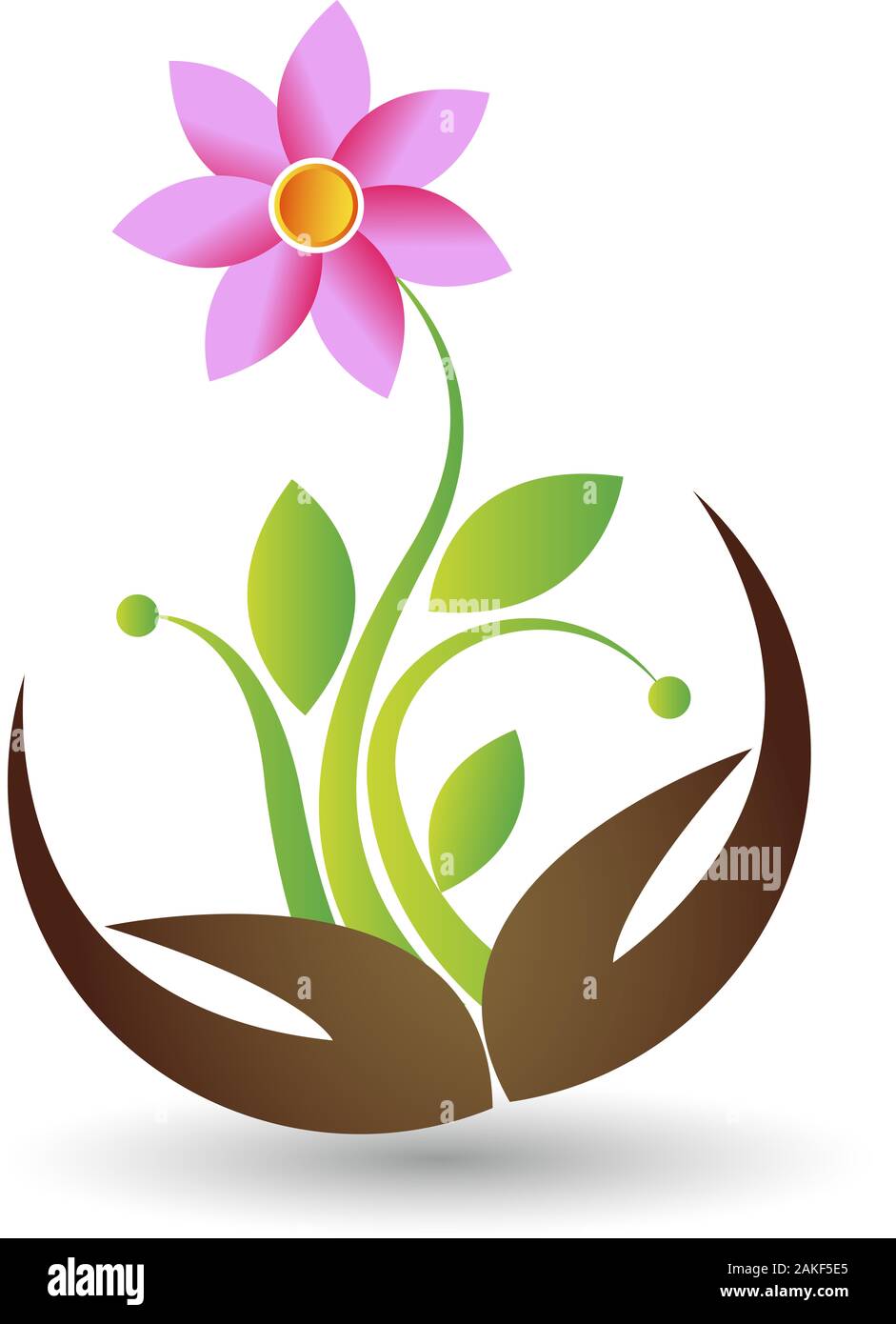 Logo de fleur Banque de photographies et d’images à haute résolution ...