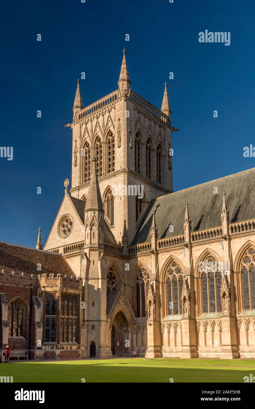 Royaume-uni, Angleterre, Cambridge, Cambridgeshire, St John's College, St John's College Chapel Banque D'Images