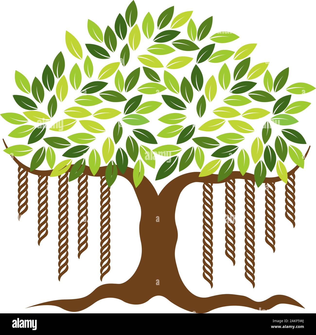 logo banyan tree Banque D'Images