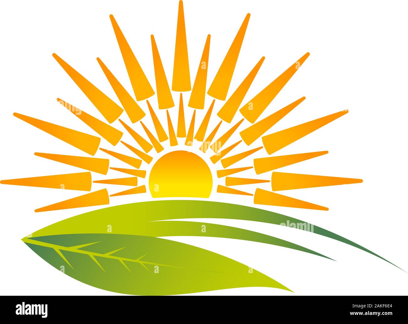 Logo ECO Sunrise Banque D'Images