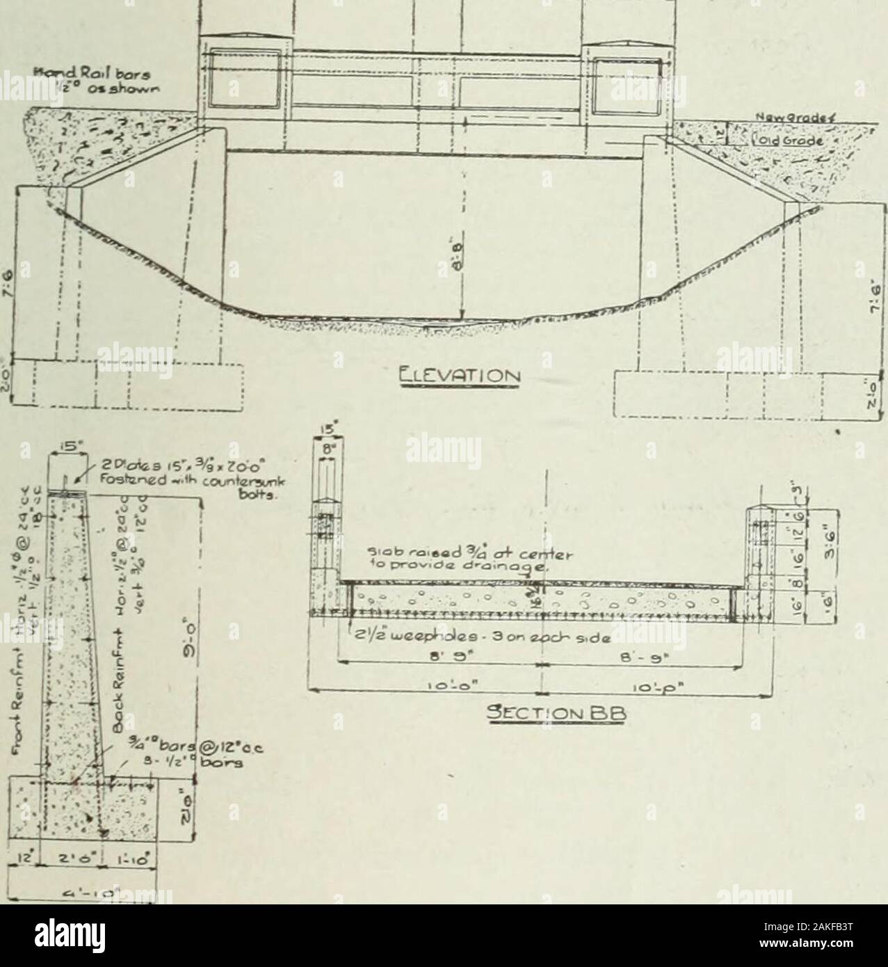 Ingénieur canadien . considérée comme une unité, est rarement aussi bas que pourrait désirer, leur valeur pour thecounties à partir d'un point de vue éducatif, et à l'concreteindustry, est suffisant pour justifier une expenditureif beaucoup plus nécessaire. Les travaux de construction vient d'être achevée sur l'abréger ce genre de croisement Wolf Creek, dans la région de Clay Township, comté de Grundy. Le pont est une dalle en béton armé de 18 pi., portée et une route dégagée de 17 ft. 6 ins. Theconstruction ont été effectuées par l'équipage de pont sousla direction générale de l'écrivain, qui a tenté d'keepan détaillés et exacts ac Banque D'Images