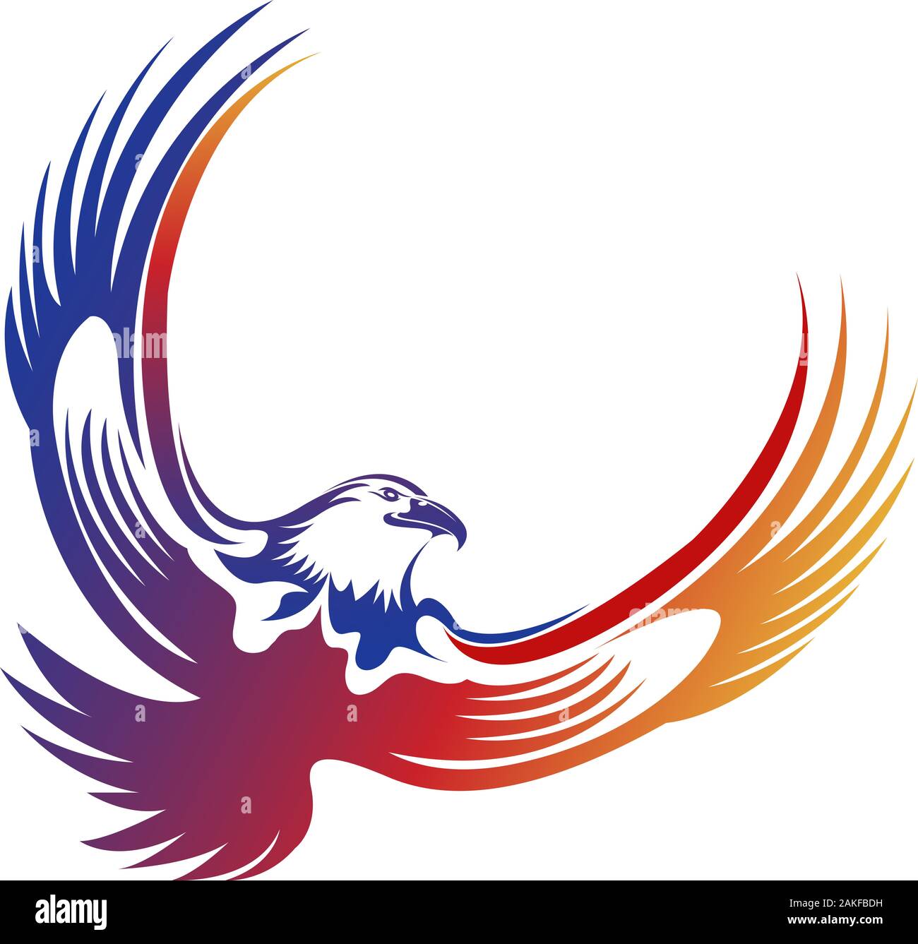 logo de l’aigle Banque D'Images