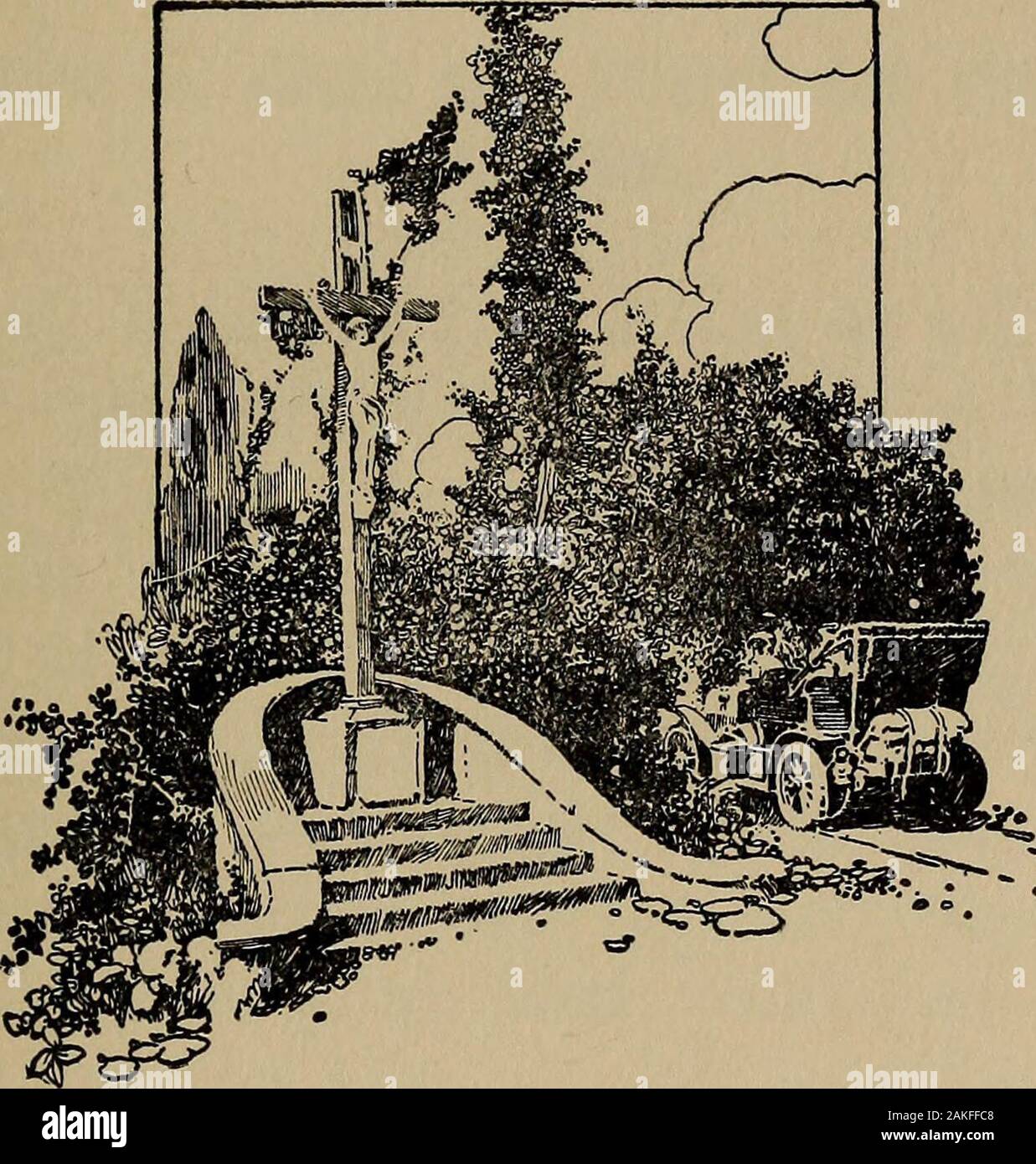 Motoring à bord . S S ' •" s ? ^ o -" : K S) u ^ Sl e -w c ". chapitre Si^t Mont ^t Mitf)tl tfteaaoab ^t anb pour Jfitie iWalo chapter ®nv VisAt à ilont. iMicfjel ^t Boaii tfte d'ANB à jKlalo ^t comme tous les chemins mènent à Rome, toutes les routes de /- cette partie de la France conduisent à Mont St.Michel. C'est le seul grand centre touristique andexcursion aujourd'hui, comme il a été l'un greatcitadel des temps anciens. Le Mont a beenso souvent décrite que presque chaque un isfamiliar avec sa position stratégique et son apparence particulière. Dans les premiers temps il wasapproached uniquement par bateau, sauf à marée basse,mais à jours le tri Banque D'Images