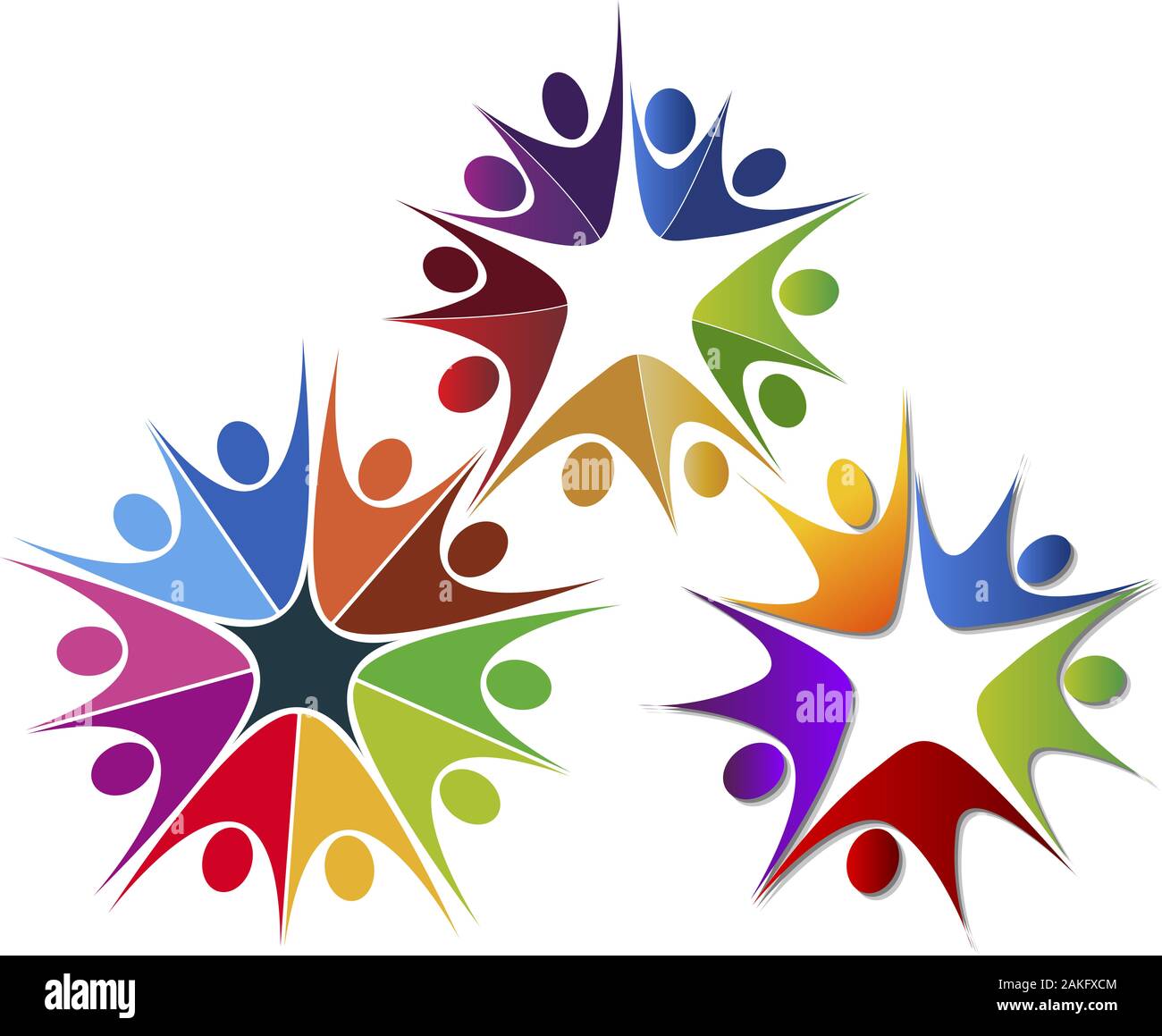 logo couple Banque D'Images