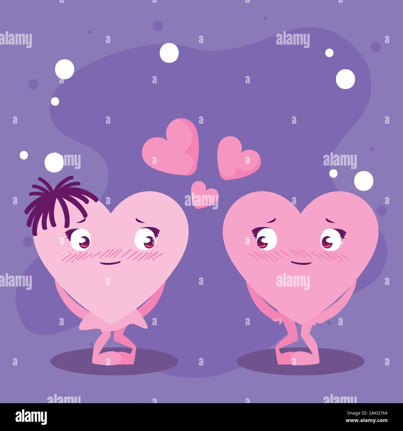 Conception De Dessins Animes Coeurs Femelles Passion Amour Saint Valentin Romantique Et Decoration De Mariage Mariage Theme Vector Illustration Image Vectorielle Stock Alamy