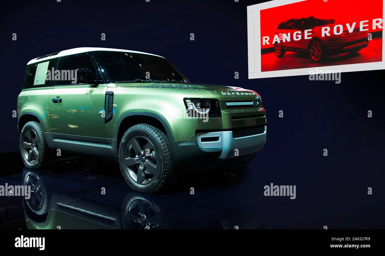 Francfort, Allemagne - Sep 11, 2019 : voiture Range Rover à l'reveiled Auto IAA de Francfort 2019. - Image Banque D'Images