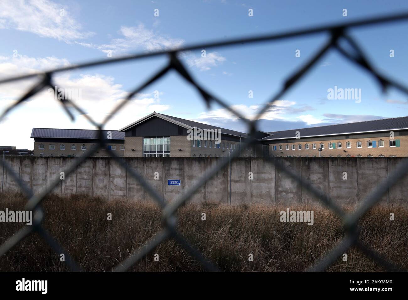 Mousse Faible HMP prison près de Bishopbriggs, Merville, une enquête de meurtre a été lancé sur le décès d'un prisonnier le lundi. PA Photo. Photo date : Jeudi 9 janvier 2020. À la suite d'un examen post-mortem, la police a lancé une enquête sur un meurtre dans le décès de 47 ans Darren Brownlie. Histoire voir l'activité de l'ECOSSE prisonnier. Crédit photo doit se lire : Andrew Milligan/PA Wire Banque D'Images