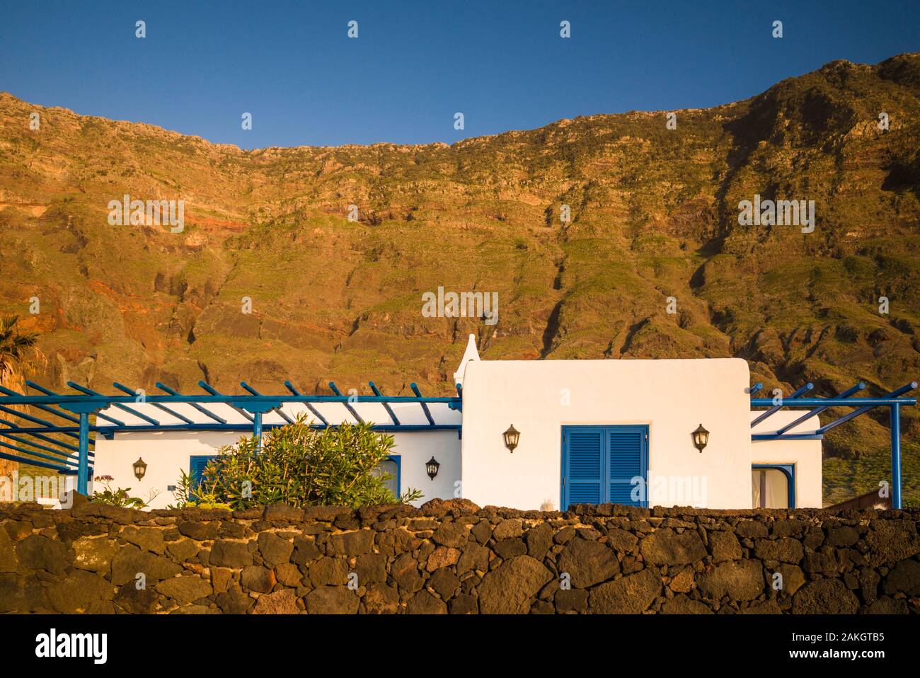 Espagne, Canaries, El Hierro, l'île de Las Puntas, village Banque D'Images