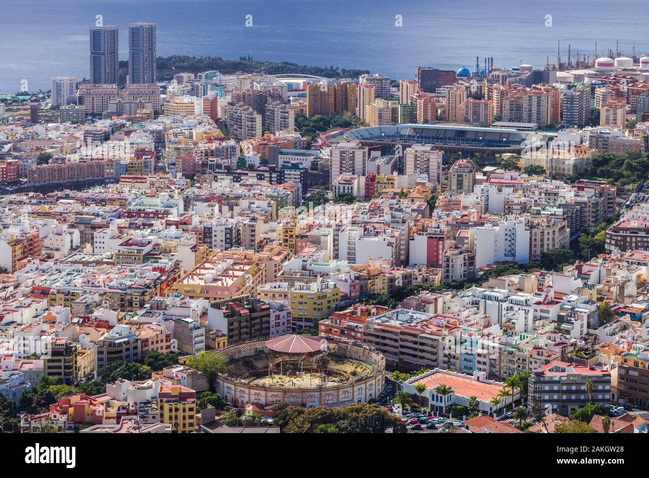 L'Espagne, Iles Canaries, Tenerife, l'île Santa Cruz de Tenerife Banque D'Images