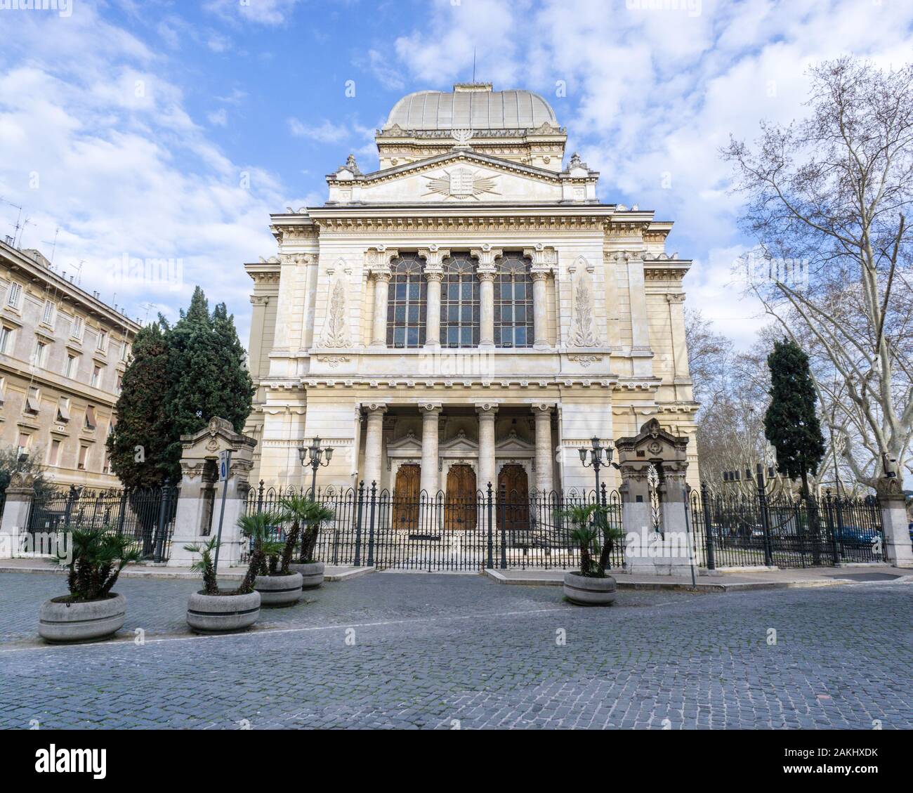 Grande Synagogue de Rome Banque D'Images