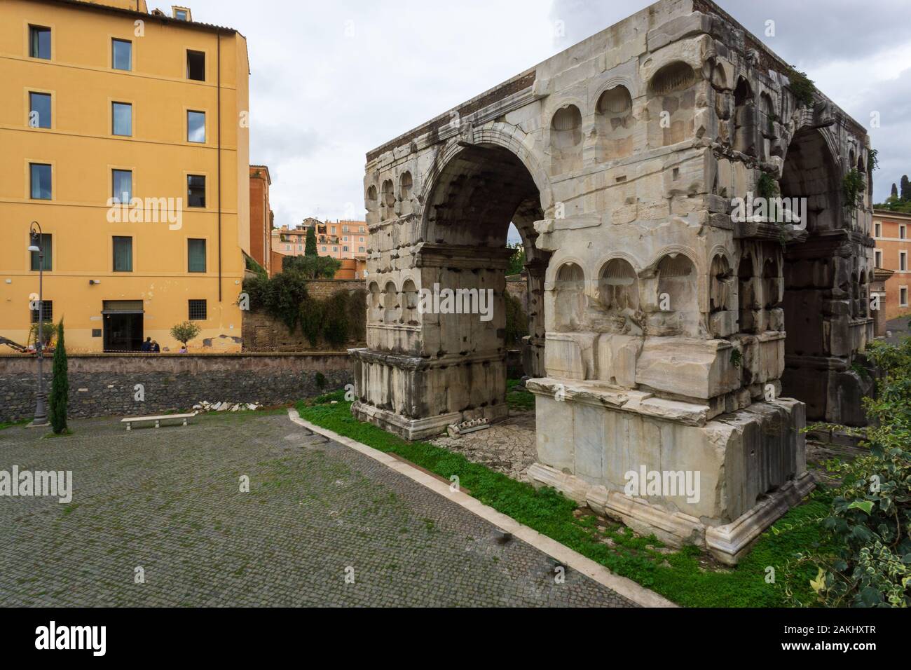 Arche de Janus à Rome, Italie Banque D'Images