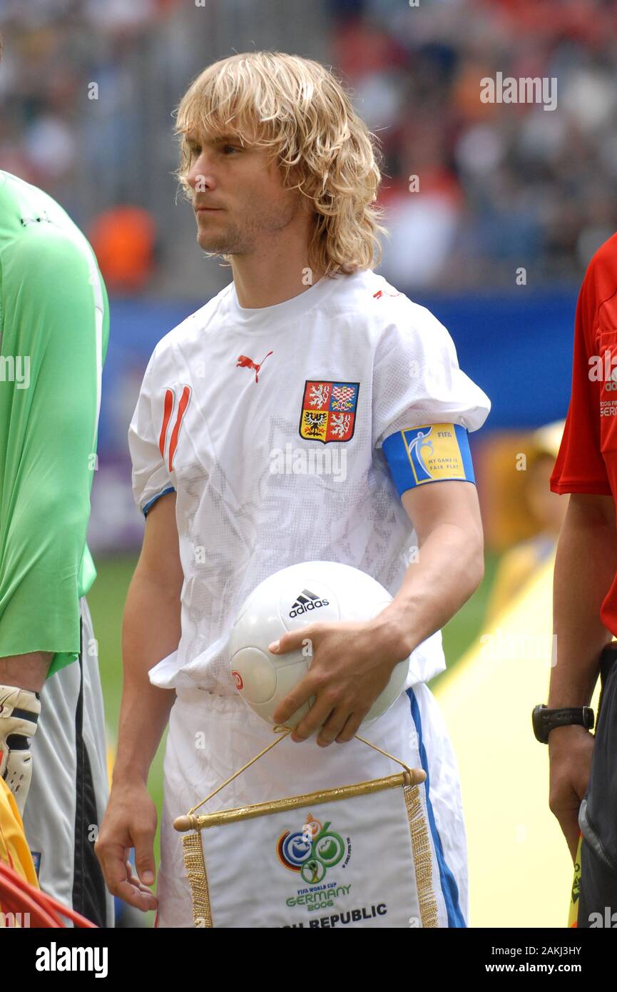 Football - coupe du monde de la FIFA 2006 Allemagne - Groupe E - République tchèque / Italie - AOL Arena. République tchèque, groupe d'équipe Photo Stock - Alamy